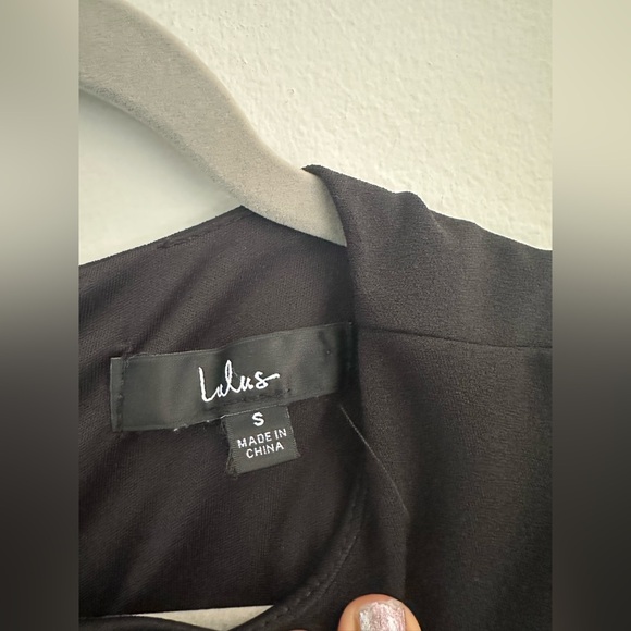 Lulus Westwood Black Half Sleeve Sheath Dress Size Small - Picture 9 of 11